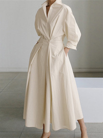 Izumi - Vestido Largo para Mujeres con Bolsillos