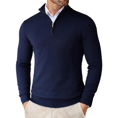 Bowen - Moderno Suéter con Cremallera para Hombres