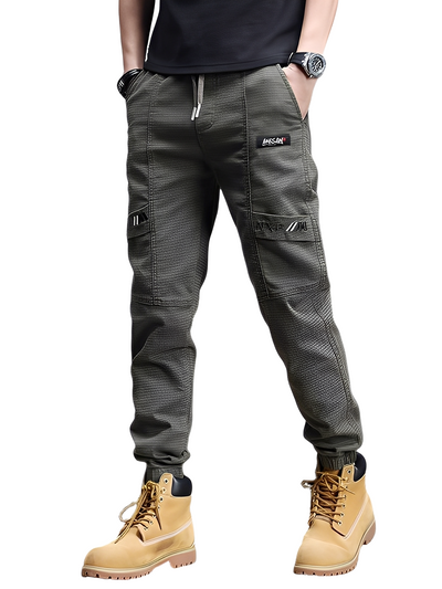 Alvin - Pantalones de chándal elegantes con cordón para hombres