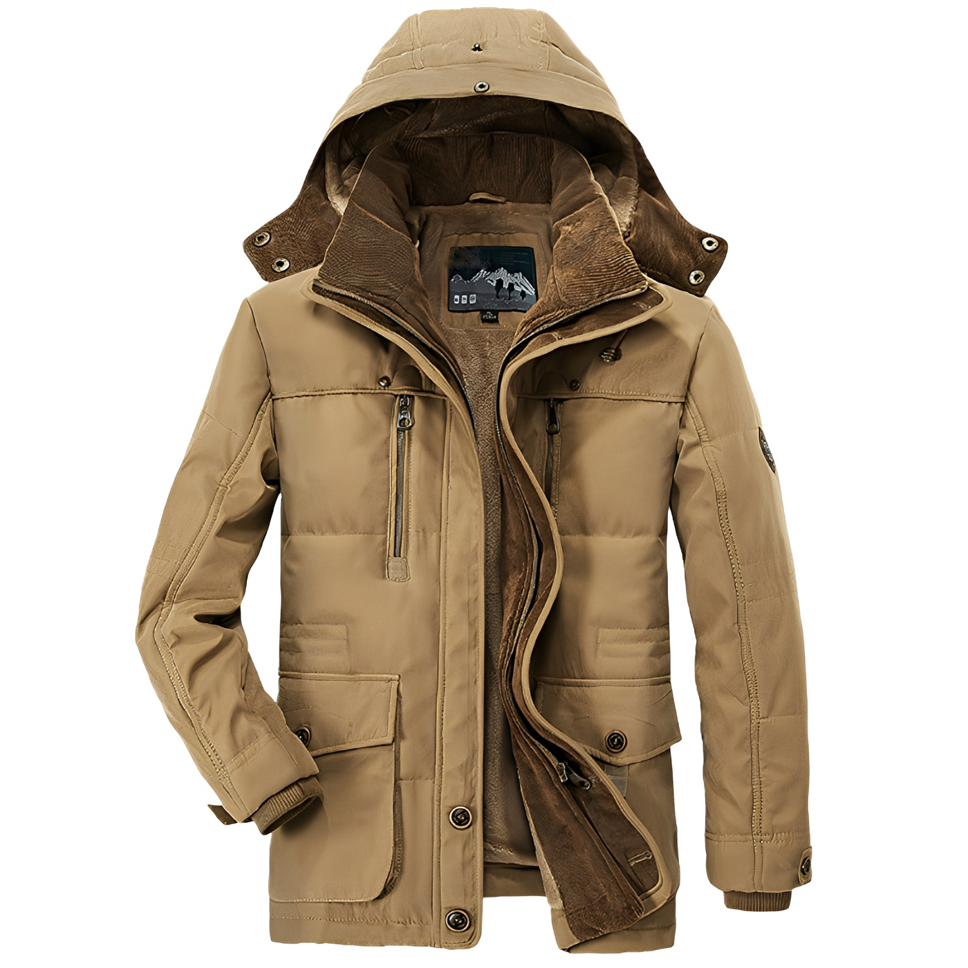 Romilly - Elegante grueso abrigo para hombres