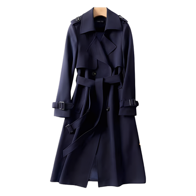 Patricia - Elegante gabardina con botones para mujeres