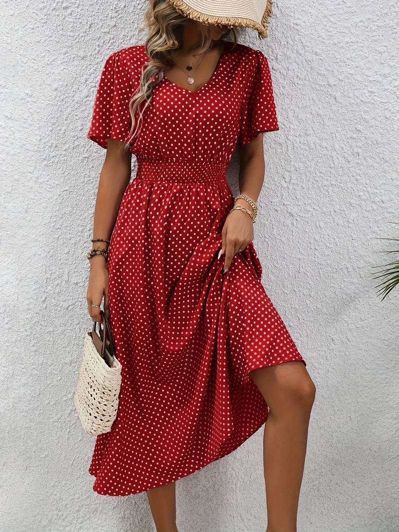 Melanie - Vestido con Estampado Floral Vibrante para Primavera y Verano
