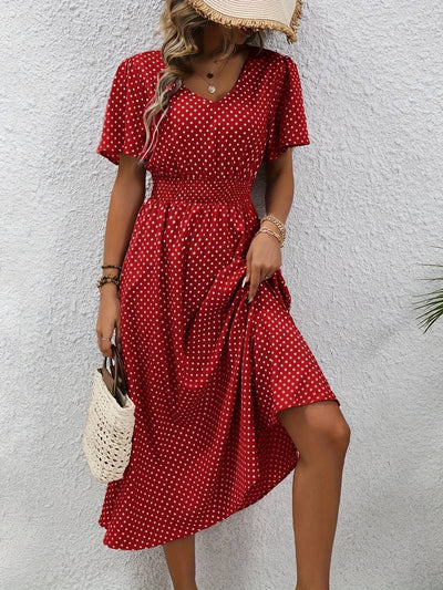 Melanie - Vestido con Estampado Floral Vibrante para Primavera y Verano