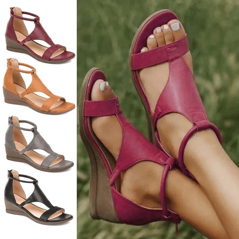 MoonFeet Sandalias Ortopédicas de Cuña