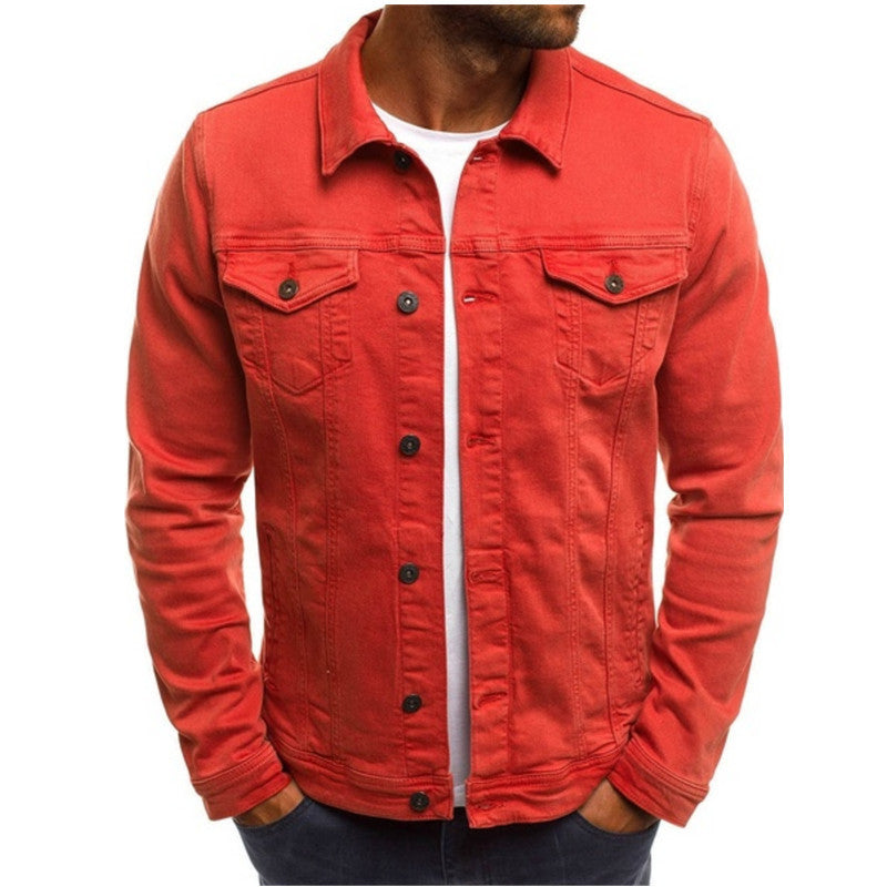 Roland – Chaqueta de Jeans Casual para Hombre
