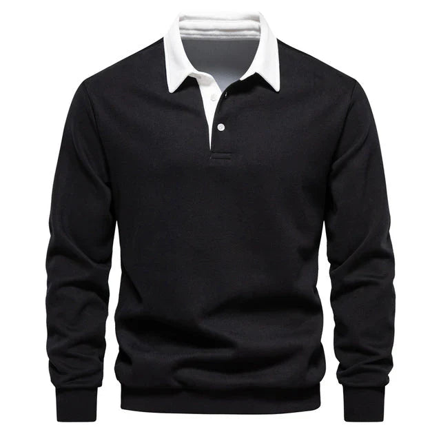 Nikko - Camisa Polo de Manga Larga para Hombre