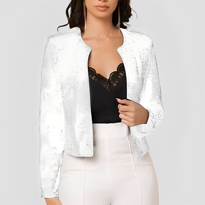 Shannen - Elegante Blazer con Brillo para Mujeres