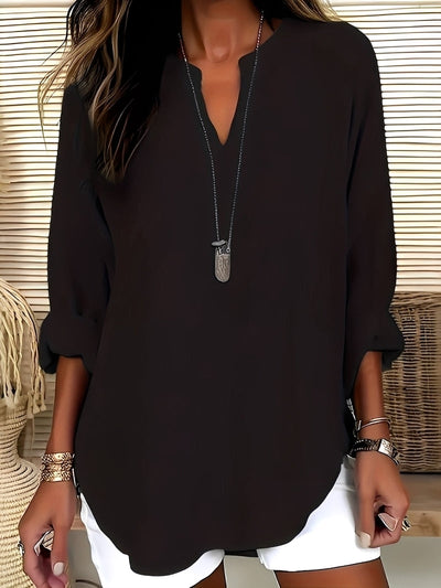 Joisse - Camiseta casual holgada para mujer