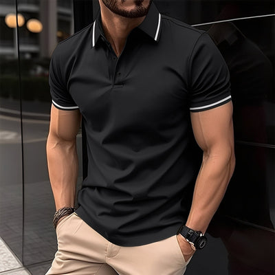 Mervyn - Camiseta polo deportiva de manga corta casual para hombres