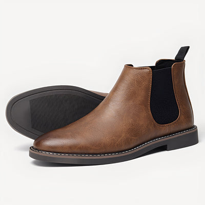 Clifton - Clásicas Botas Chelsea de Cuero para Hombres