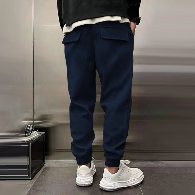 Ceejay – Pantalones deportivos para hombre con cintura elástica