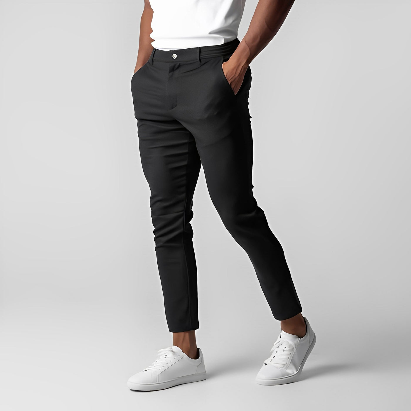 Justine - Pantalón Chino Ajustado Casual para Hombres