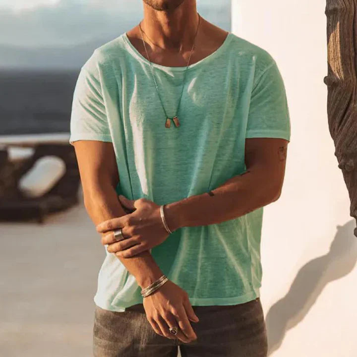 Lennon – Camiseta Casual de Todos los Días con Ajuste Cómodo