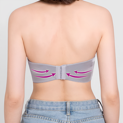 Luminara - Sujetador mujer push-up sin tirantes