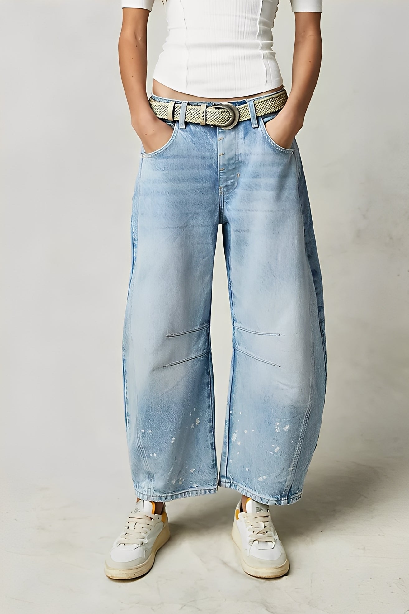 Jocelyn - Jeans casuales y anchos para mujeres