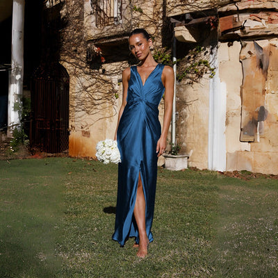 Elaine - Elegante Vestido de Noche Sin Mangas con Espalda Descubierta