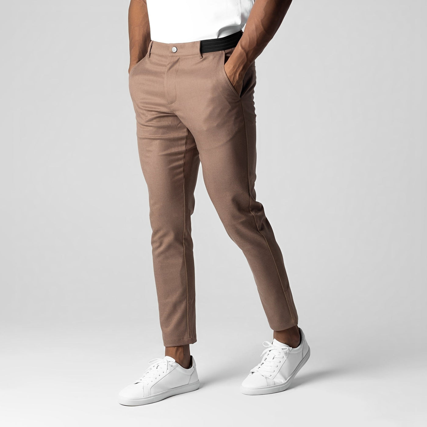 Justine - Pantalón Chino Ajustado Casual para Hombres