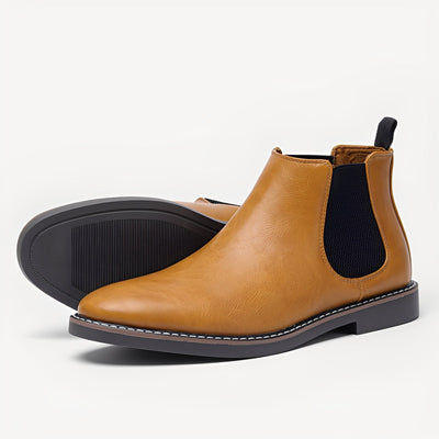Clifton - Clásicas Botas Chelsea de Cuero para Hombres