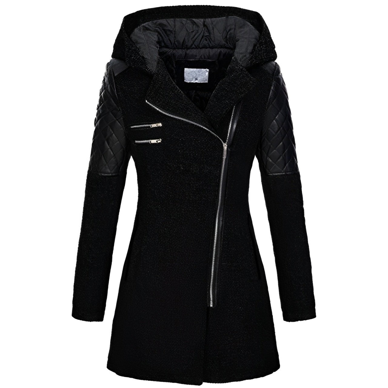 Chasity - Elegante cálido abrigo con capucha para mujeres