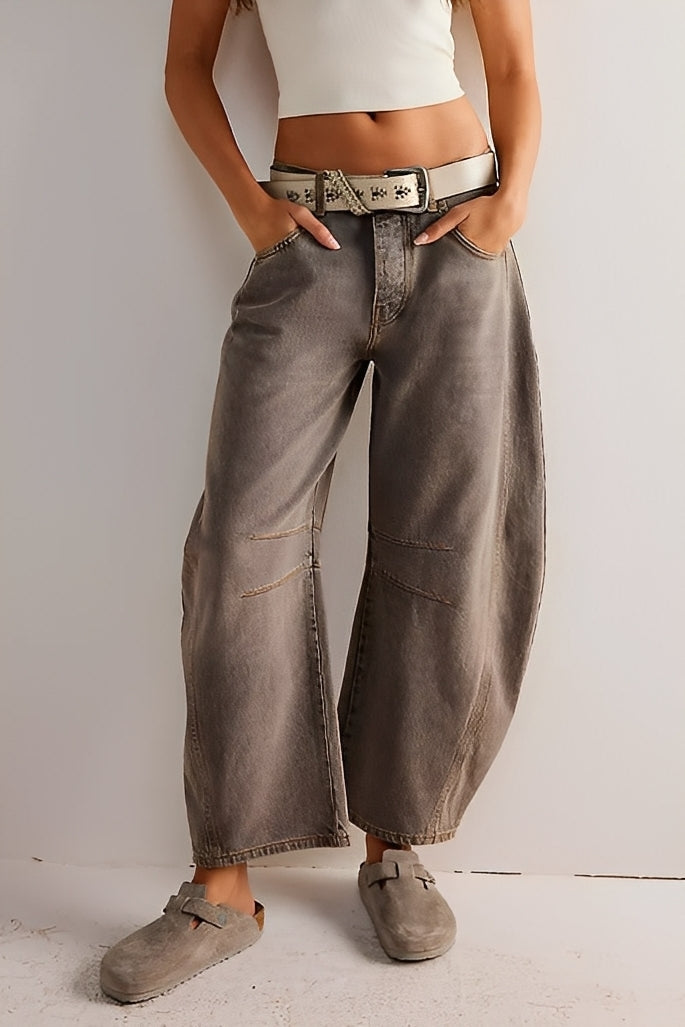 Jocelyn - Jeans casuales y anchos para mujeres
