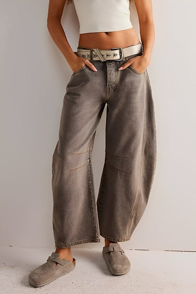Jocelyn - Jeans casuales y anchos para mujeres