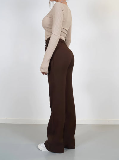Carina - Pantalones de cintura alta Chic