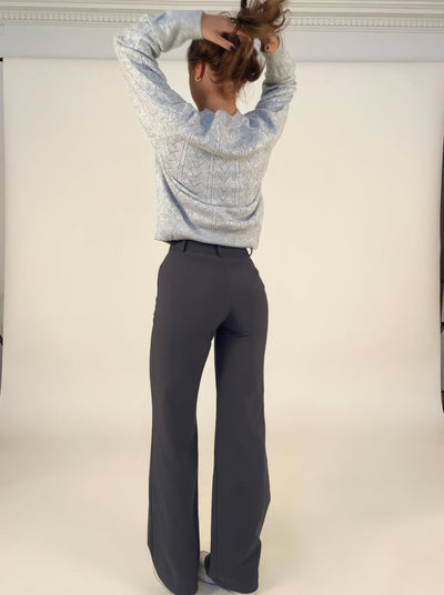 Carina - Pantalones de cintura alta Chic
