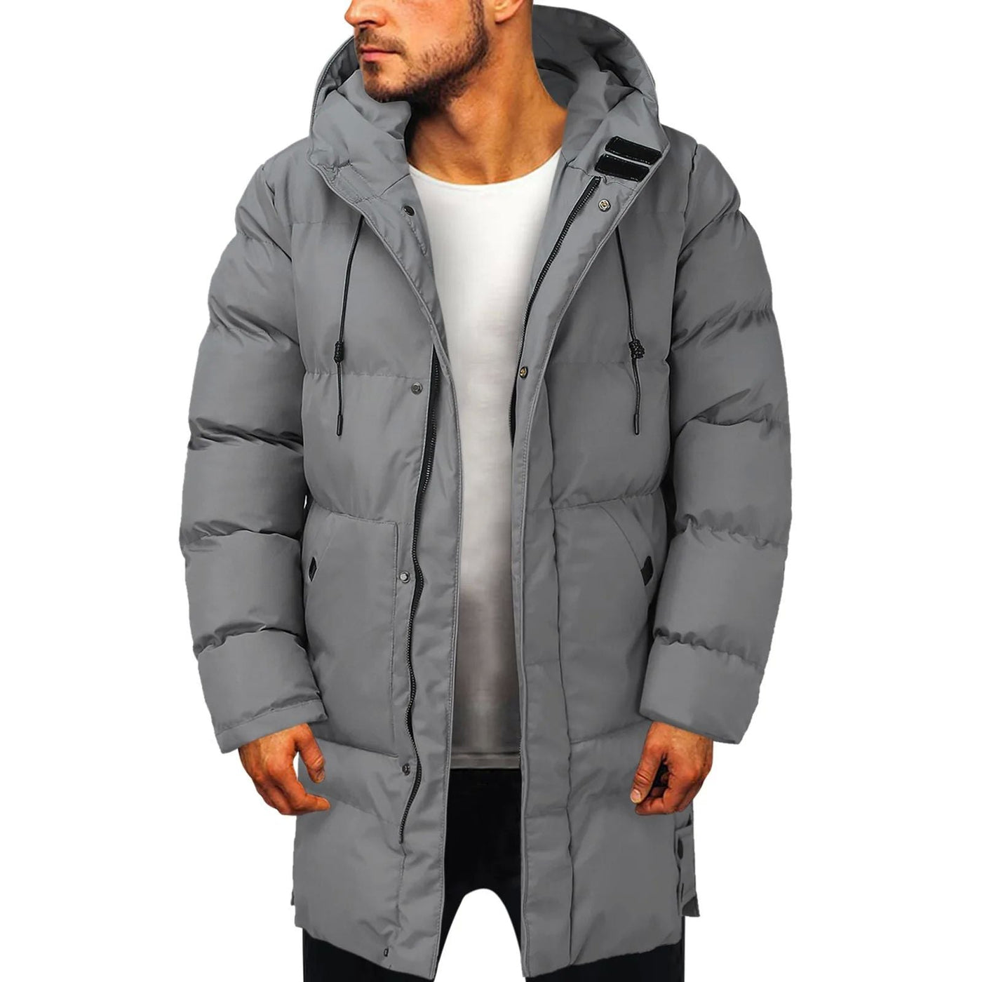 Darrel - Cálido, largo Parka-Jacke para Hombres