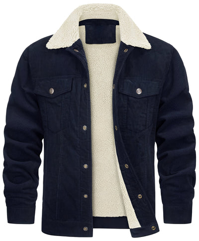 Mack - Clásica Chaqueta de Pana para Hombres