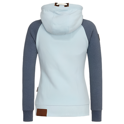 Elinor - Cómodo sudadera con capucha y cremallera para mujer