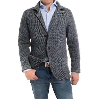 Richard - Elegante Chaqueta con Bolsillos de Solapa para Hombres