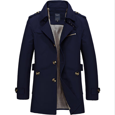 Harry - Cortavientos casual largo medio para hombres