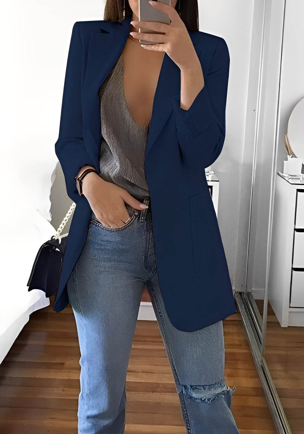 Stephanie - Estiloso, corte estrecho Blazer para mujeres