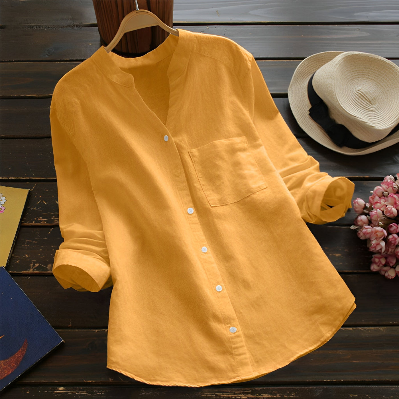 Madelina - Camiseta Retro Casual para Mujeres