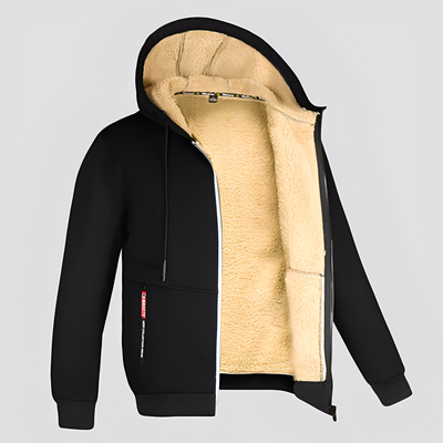 Waldo - Sencillo, con forro de felpa, hoodie para hombres