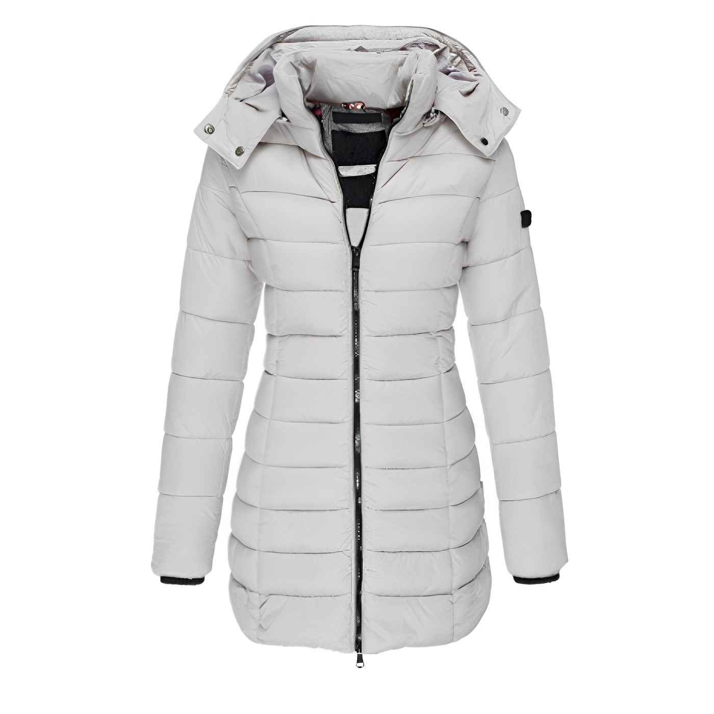 Louisa - Elegante, cálida, chaqueta acolchada para mujer