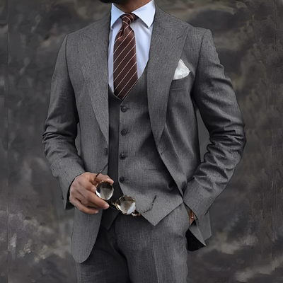 Elwyn - Traje casual y formal de tres piezas para hombres