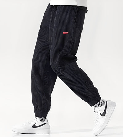 Nicholas - Pantalones de Correr Elegantes de Pana para Hombres