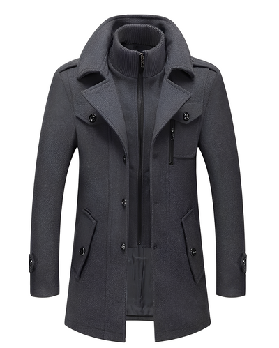 Galen - Chaqueta elegante con cuello doble para hombres