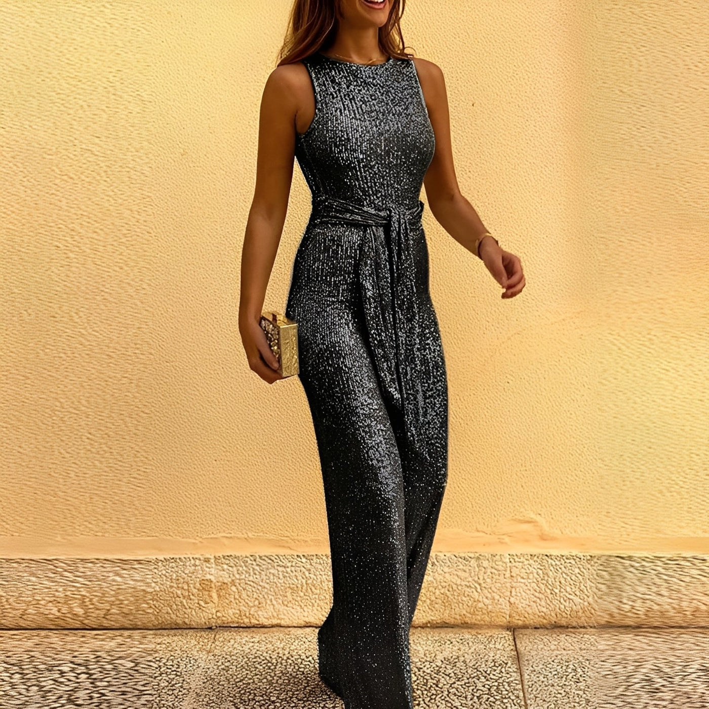 Victoria - Elegante Mono con Lentejuelas para Mujer