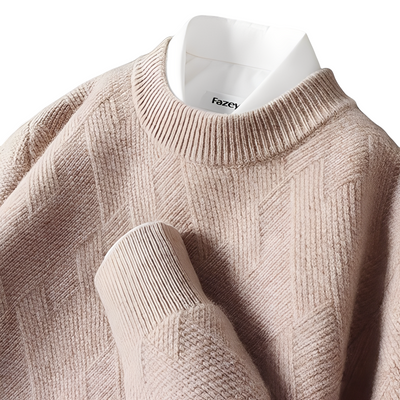Winfred - Elegante suéter de cashmere de corte holgado para hombres