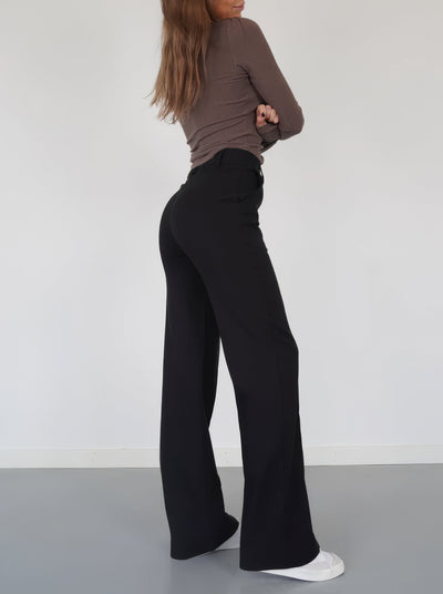 Carina - Pantalones de cintura alta Chic