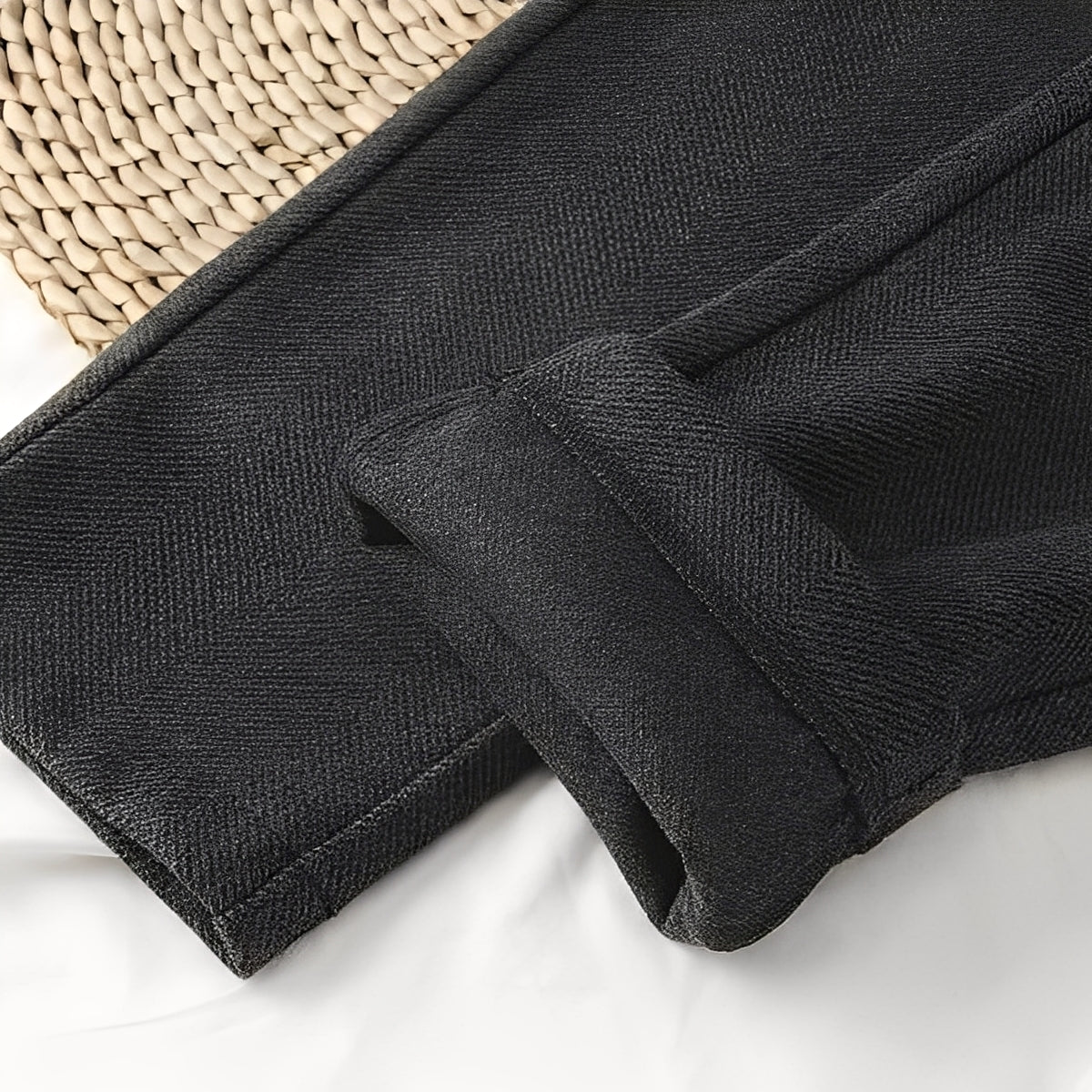 Rachelle - Pantalones formales de talle alto para mujer