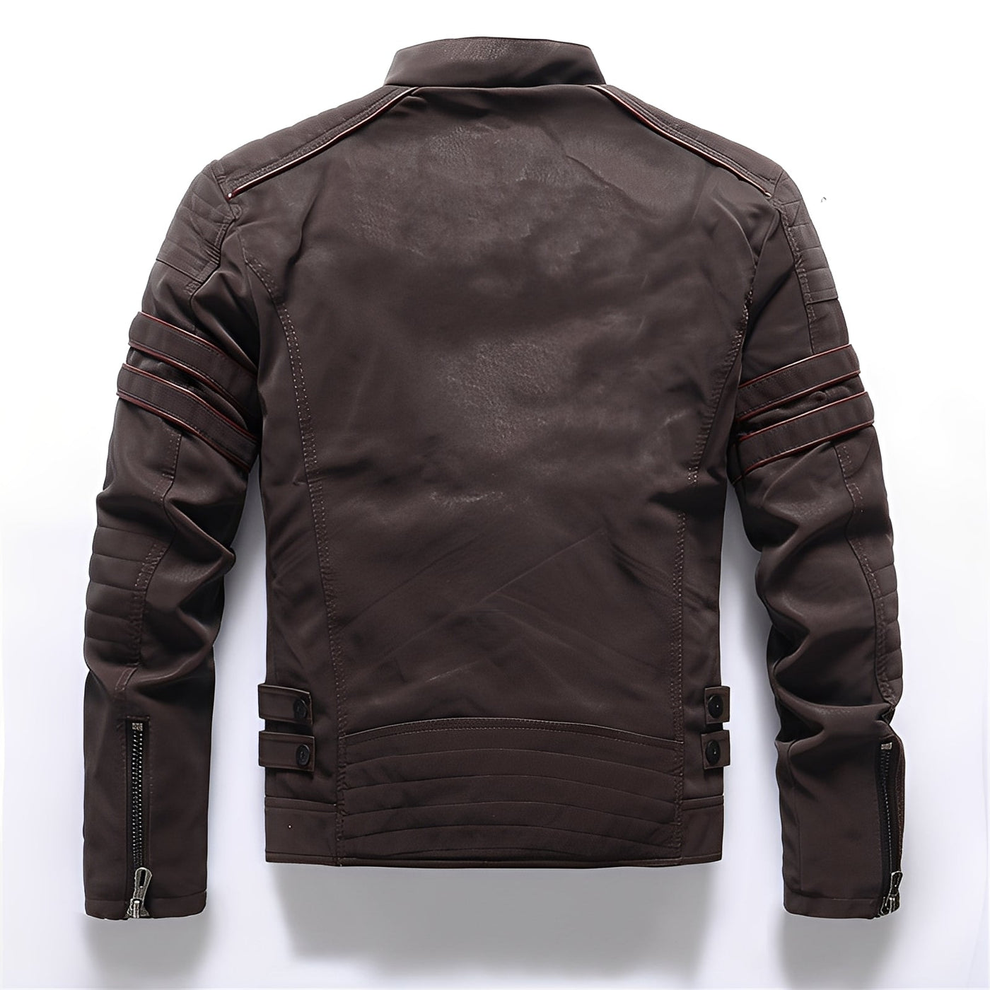Dillan - Elegante chaqueta de cuero para motocicleta para hombres