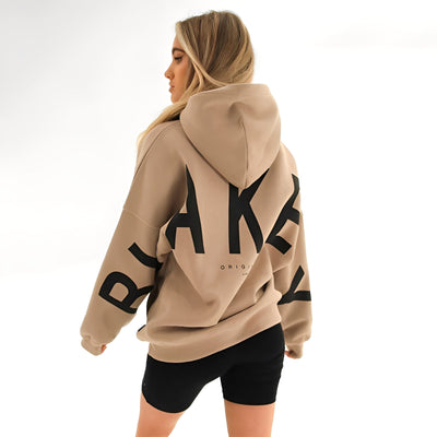 Amanda - Chaqueta con capucha caliente con estampado de moda para mujeres