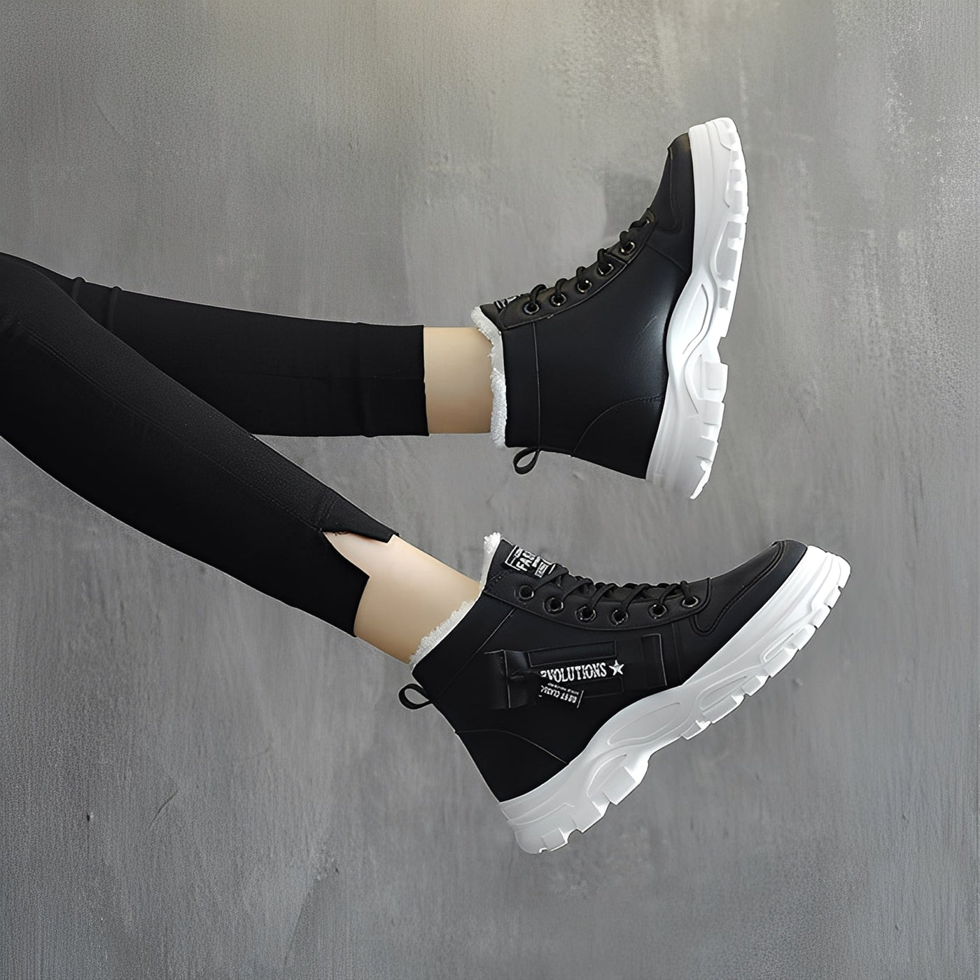 Jazmine - Elegantes Botas de Peluche para Mujer