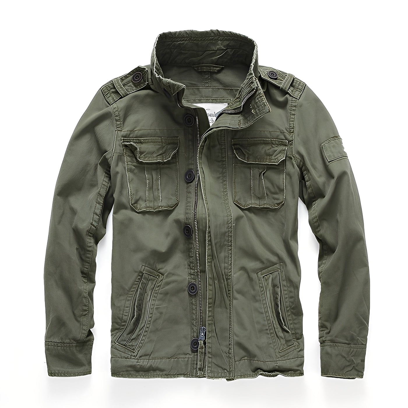 Trenton - Clásica chaqueta de jeans con bolsillos para hombres