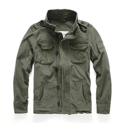 Trenton - Clásica chaqueta de jeans con bolsillos para hombres