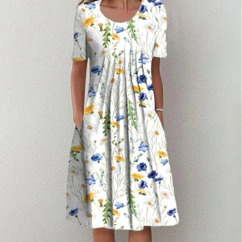 Anne - Vestido Floral Radiant Bloom