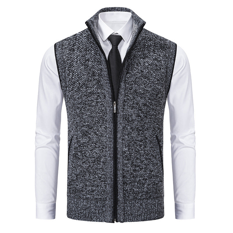 Samuel - Elegante Chaleco con Cremallera para Hombres